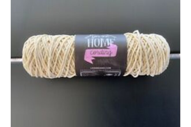 Lion Brand For The Home Cording  1 skein in“Buff”. New