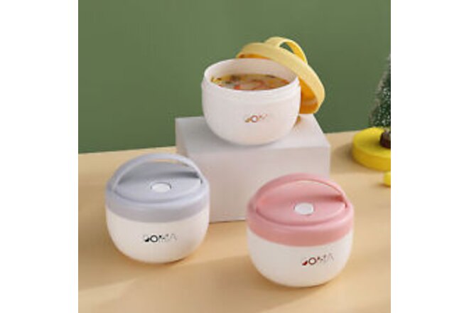 Breakfast Cup Wear-resistant Anti-scalding Lidded Non-stick Soup Bowl Thickened