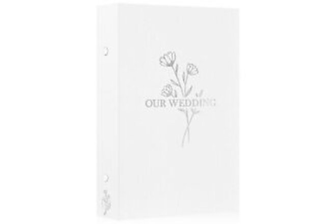 Wedding Photo Album 4x6 300 Pocket Photos Slip in, Linen Cover Large Capacity...