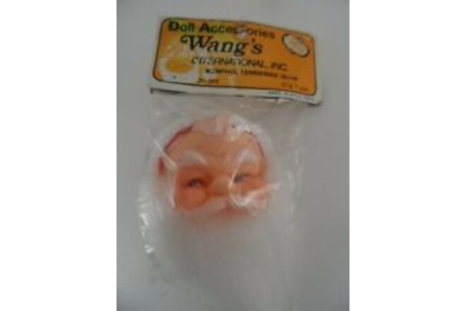 New Wangs Doll Accessories Christmas Santa Claus heads on pick 2.5" top