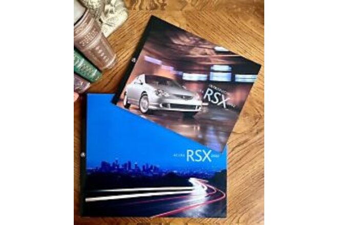 New 2002 ACURA RSX & RSX Type-S Deluxe 26-page Sales Brochure + Preview Folder
