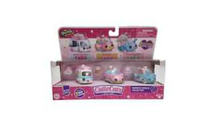 Shopkins Cutie Cars Wedding Wheels Collection 3 Pack Die Cast Exclusive