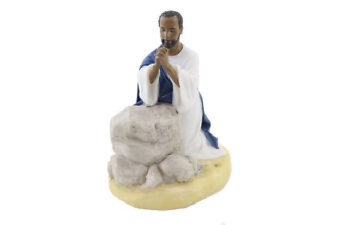 Black Art Jesus Praying Polyresin Religious God 25361