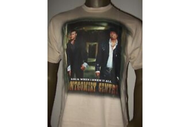 Men's Montgomery Gentry Troy Back When I Knew It All Album Cover Country T Shirt