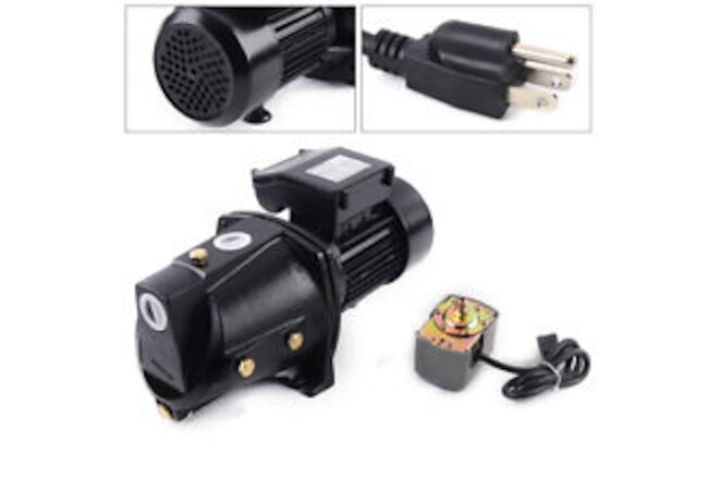 1 HP Shallow Well Jet Pump with/ Pressure Switch Agricultural Pump Jet Pump 110V
