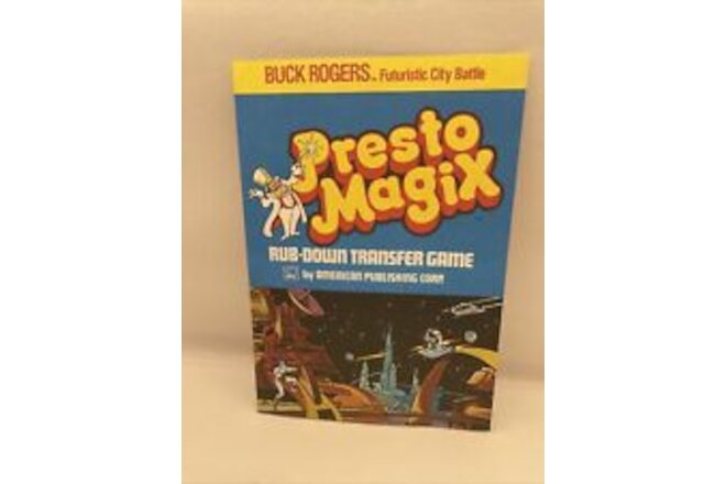 Vintage PRESTO MAGIX BUCK ROGERS Futuristic City Battle 1980 No Bag
