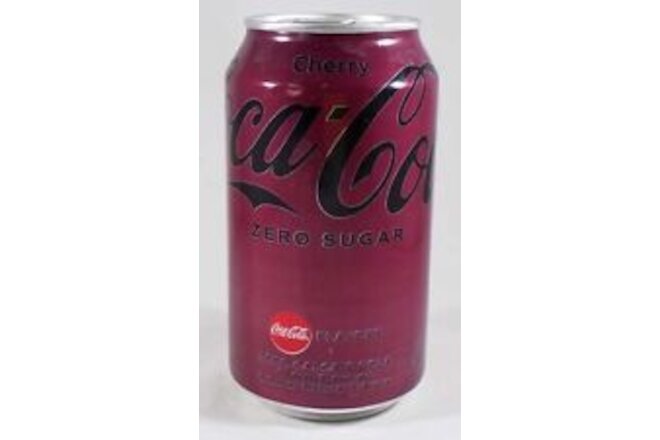 Coca-Cola Cherry ZERO 2021 FULL NEW 12oz 355ml Can Coke USA Limited Ed American