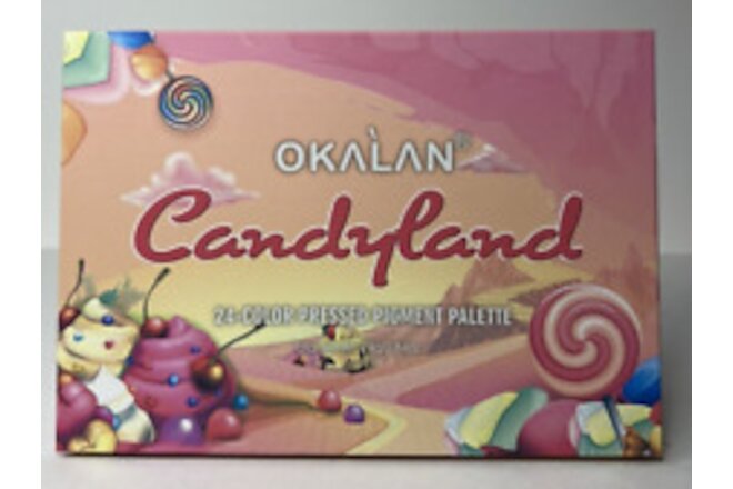 Okalan Candyland Eyeshadow Palette 24 Color Matte Shimmer Glitter
