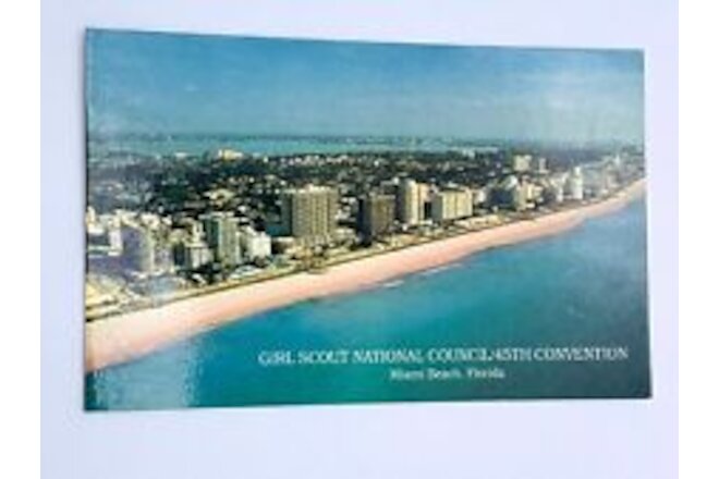 Girl Scout 45th  National Council Postcard October 1990
