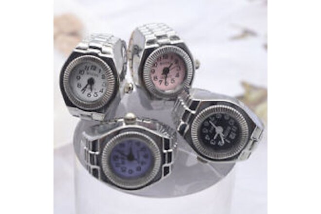 Mini Jewelry Finger Watch Men And Women Personality Ring Ring Watch New