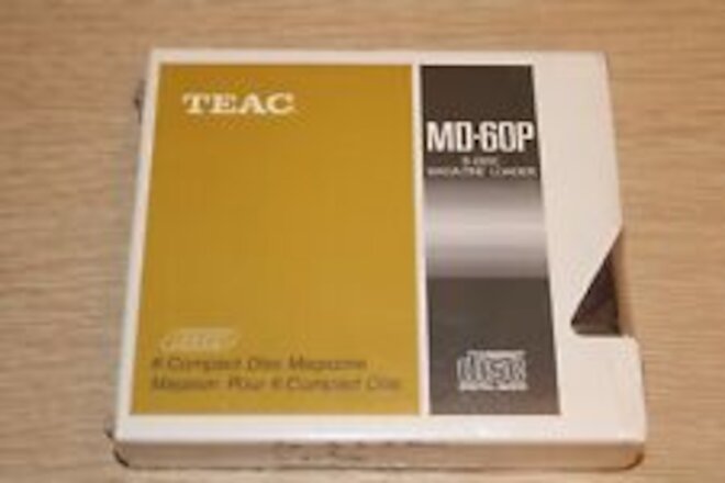 TEAC MD-60P, 6-Disc CD Magazine Loader - Factory Sealed - NEW Old Stock