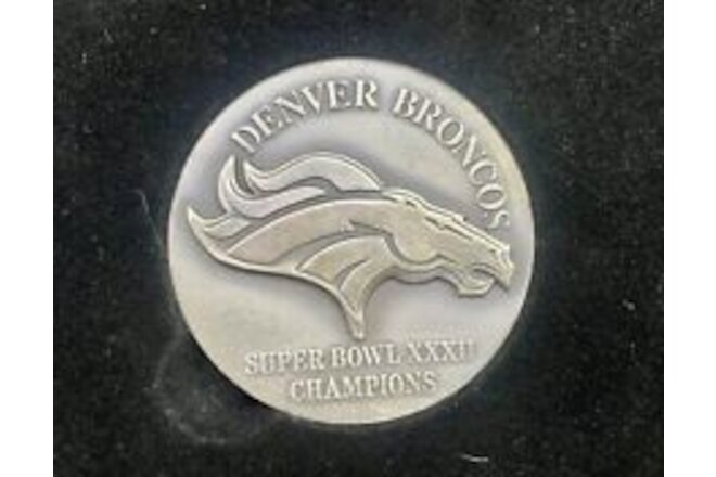 Denver Broncos Super Bowl 32 Champions #81/250  4 troy Oz .999 Silver. Scarce!