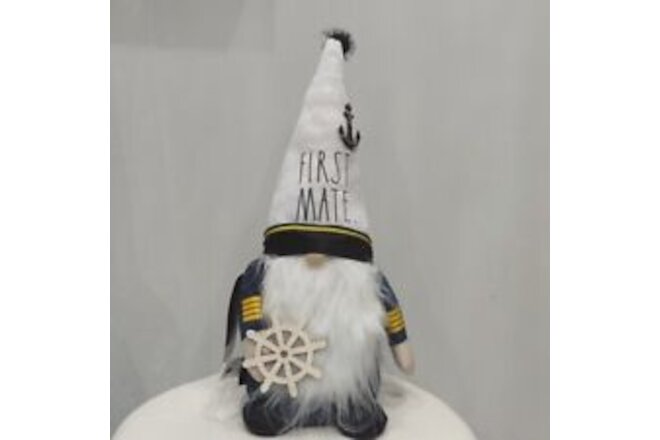 ⛵Nautical First Mate Captain Rae Dunn New Sailor Boating Doll Art Boat Gift 18"