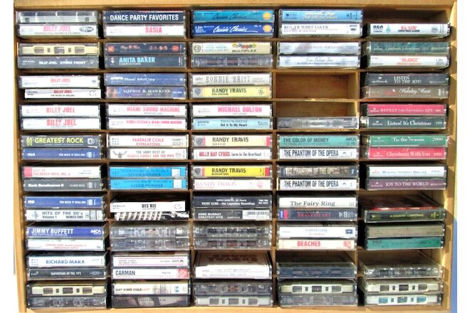 Cassette Tapes Random Lot Of 10 Rock Country Pop Soundtracks 60s 70s 80s 90s