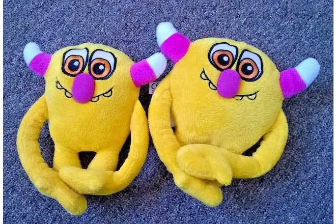 Tezz Blanky Buddy Plush Monsters Halloween x 2 Emirates Airlines Fly With Me