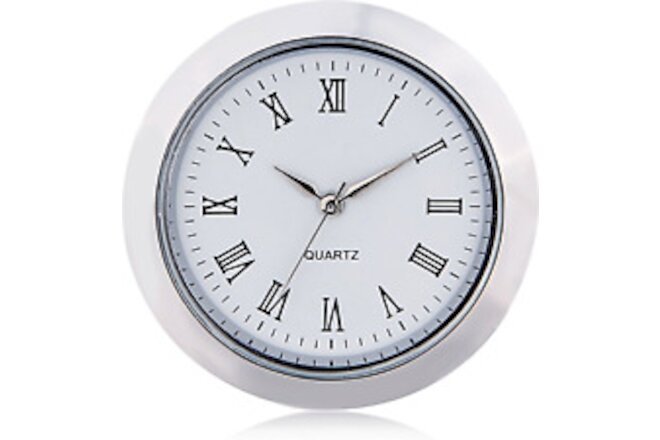ShoppeWatch Mini Clock Insert Quartz Movement Round 1 7/16 (35mm) Miniature Cloc