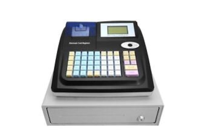 Electric Cash Register POS System - 48 Keys Display for Supermarkets and Retail