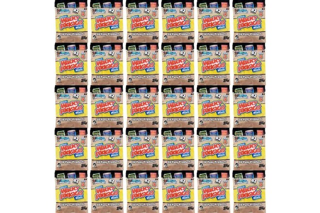 Wacky Packages 3D Minis Series 3 - Lot of 30 Sealed Blind Bags - As Pictured!