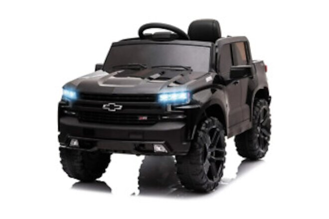 Licensed Chevrolet Silverado 12V Kids Electric Powered Ride on Toy Car with Remo