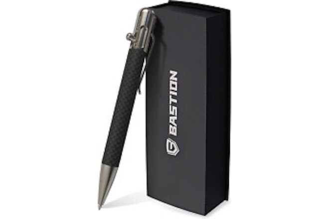 ® Luxury Carbon Fiber Bolt Action Pen, Durable Professional Ballpoint Pen for Tr