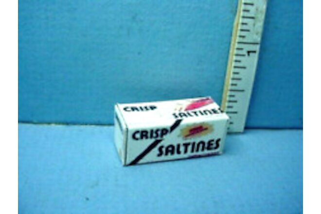 Miniature Crackers Salty #54253 Box Only Hudson River 1/12th Sc