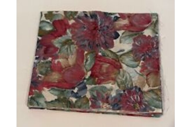 Vintage Multicolor Floral Fabric - 3 Yards, 45 Inches Wide