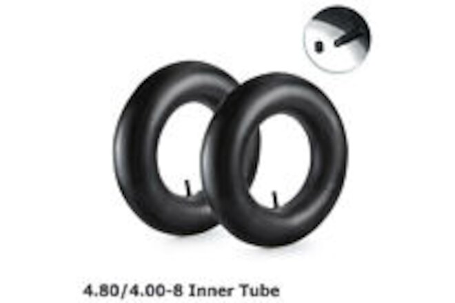 2Pcs 4.80/4.00-8 Inner Tube 4.00-8 4.80-8 480/400-8 Wheel barrow Tillers Tires