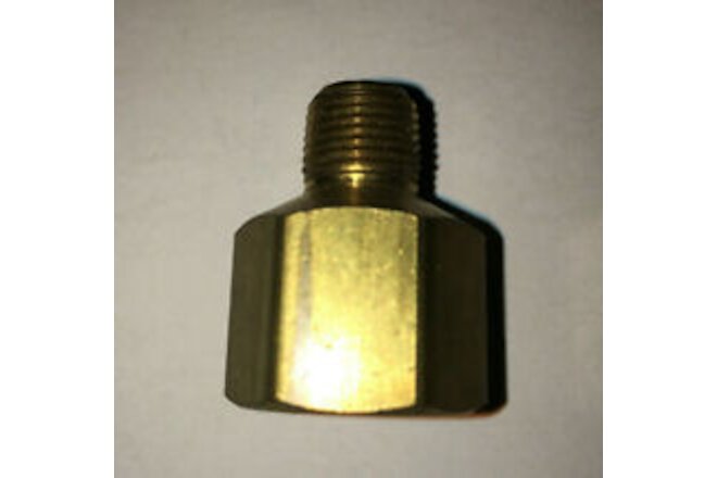 Parker, 222P-4-2, Pipe Reducing Adapter 1/4" FNPT x 1/8" MNPT Brass