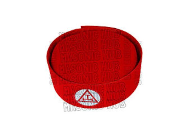 Handmade Velvet Crown – Royal Arch Master Crown –Masonic Regalia Hat –Red Velvet