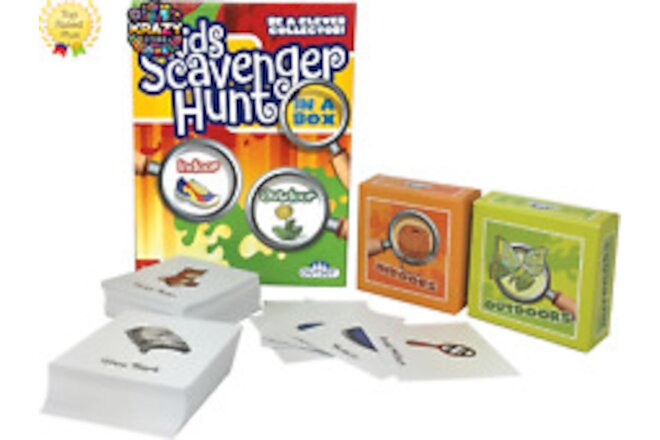 Kids Scavenger Hunt Game Fun Indoor & Outdoor Adventure for Ages 6+! Develops Mo