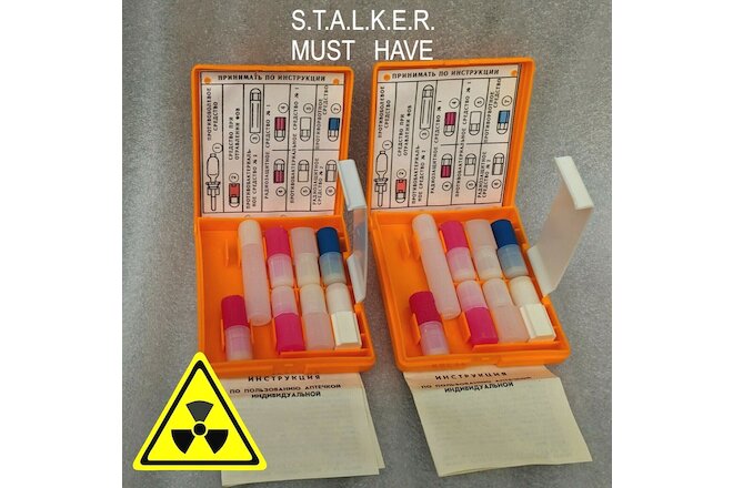 2 x Army Medic First Aid kit box NBC Survival Chernobyl USSR STALKER Tarkov