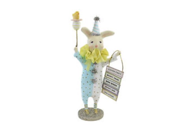 Heather Myers Laudree Polyresin Bunny Rabbit Easter Clown 55506