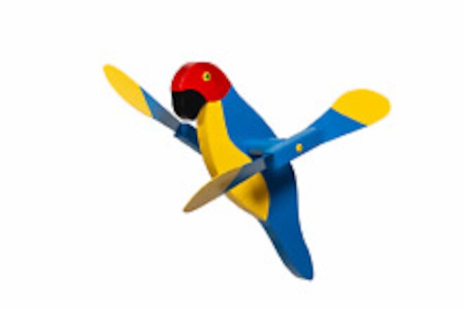 Handcrafted Macaw Whirly Bird