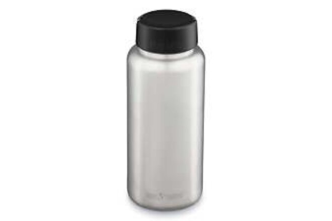 40 fl oz Light Weight Water Bottle Wide Loop Cap Brushed Stainless