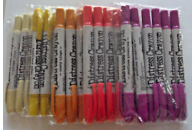Tim Holtz Distress Crayons, 5 Crayons of Different Colors #4 - NEW