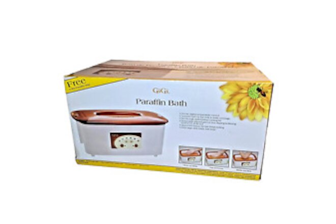 NEW Gigi Digital Paraffin Bath with Peach Paraffin Wax 6 Pounds #0953 Sealed