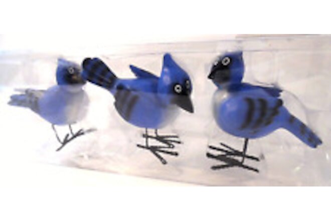 MIP 2011 Set of 3 Bluebird Figures Stand on their Own Aprox. 3 3/4" Tall