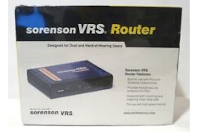 Sorenson VRS Router SR-200 New in package