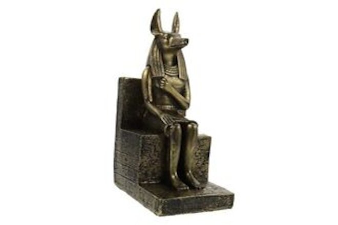 DOITOOL Ancient Egyptian Jackal God Anubis Statue Resin Anubis Sitting on