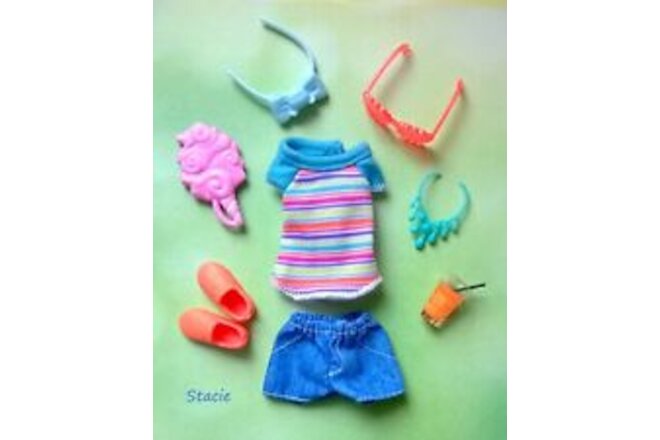 🍋🍋🍋Barbie Team Stacie Doll Fashion Clothes, accessories and shoes 🍊🍊🍊