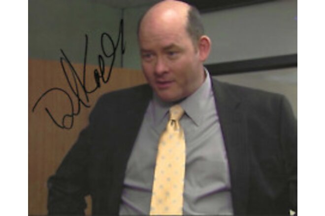 DAVID KOECHNER SIGNED 8x10 PHOTO AUTHENTIC AUTOGRAPHED THE OFFICE ANCHORMAN
