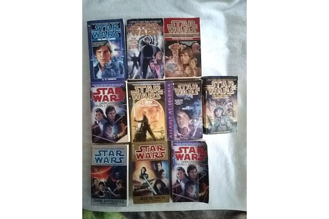 Lot of 10 Star wars paperbacks