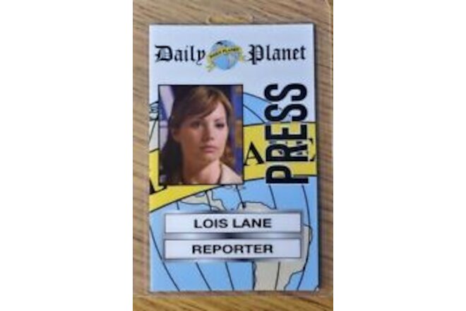 Superman Smallville ID Badge-Lois Lane Daily Planet Reporter cosplay costume