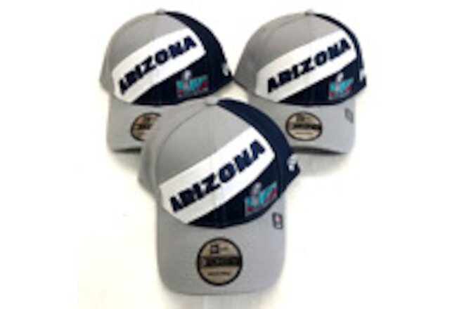 Lot of 3 NFL Super Bowl LVII Chiefs vs Eagles ARIZONA 9Forty Adjustable Caps NEW
