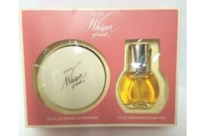 Vintage Jovan Whisper Of Musk Boxed Gift Set Perfumed Powder Cologne Spray New