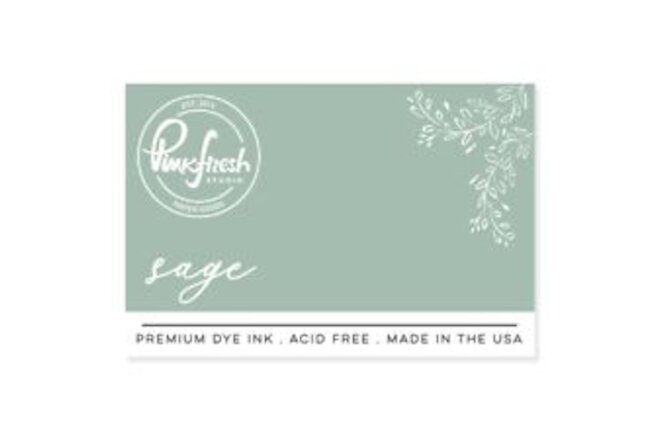 2 Pack Pinkfresh Studio Premium Dye Ink Pad-Sage PFDI-058