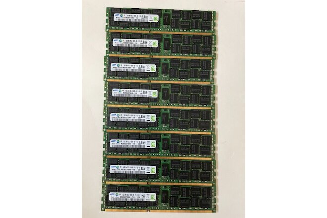 Samsung 128GB (16GBx8) 2Rx4 PC3L-10600R DDR3 1333MHz ECC REG RDIMM Server Memory