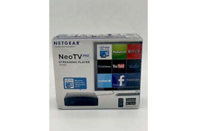 NetGear NeoTV PRO Streaming Player NTV200S-100NAS NEW SEALED SHIPS FAST L@@K