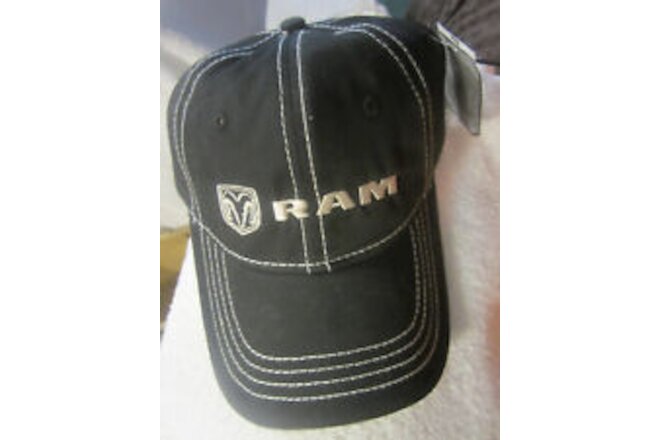 1 NEW Ram Truck Cap Hat Adult Embroidered Baseball H3 Headwear Black Adjustable