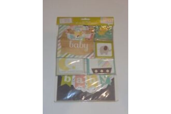 Simple Stories Baby Babies Girl Boy Infant Scrapbook Cards 127 pc New